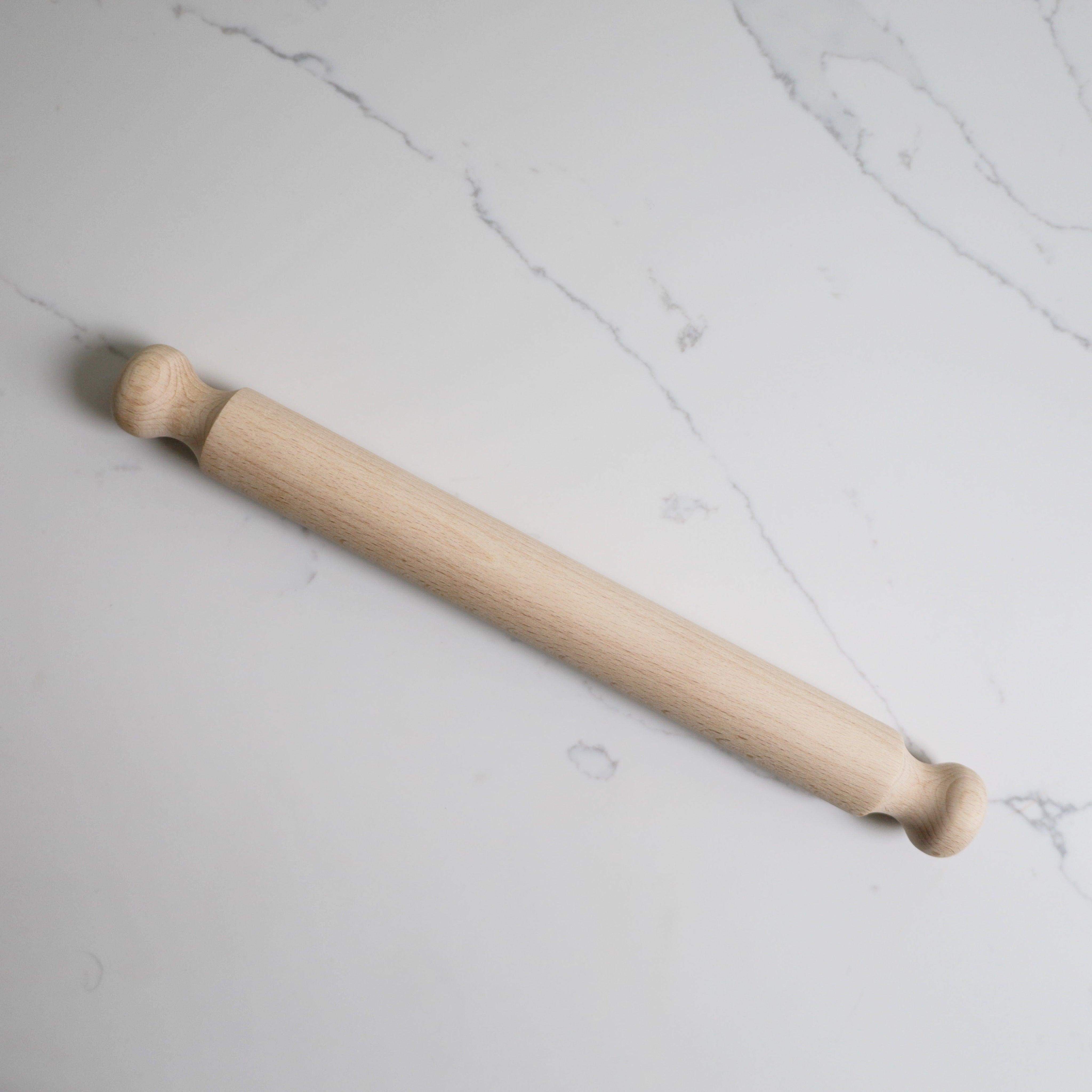 Beech Wood Rolling Pin - Green Bohème