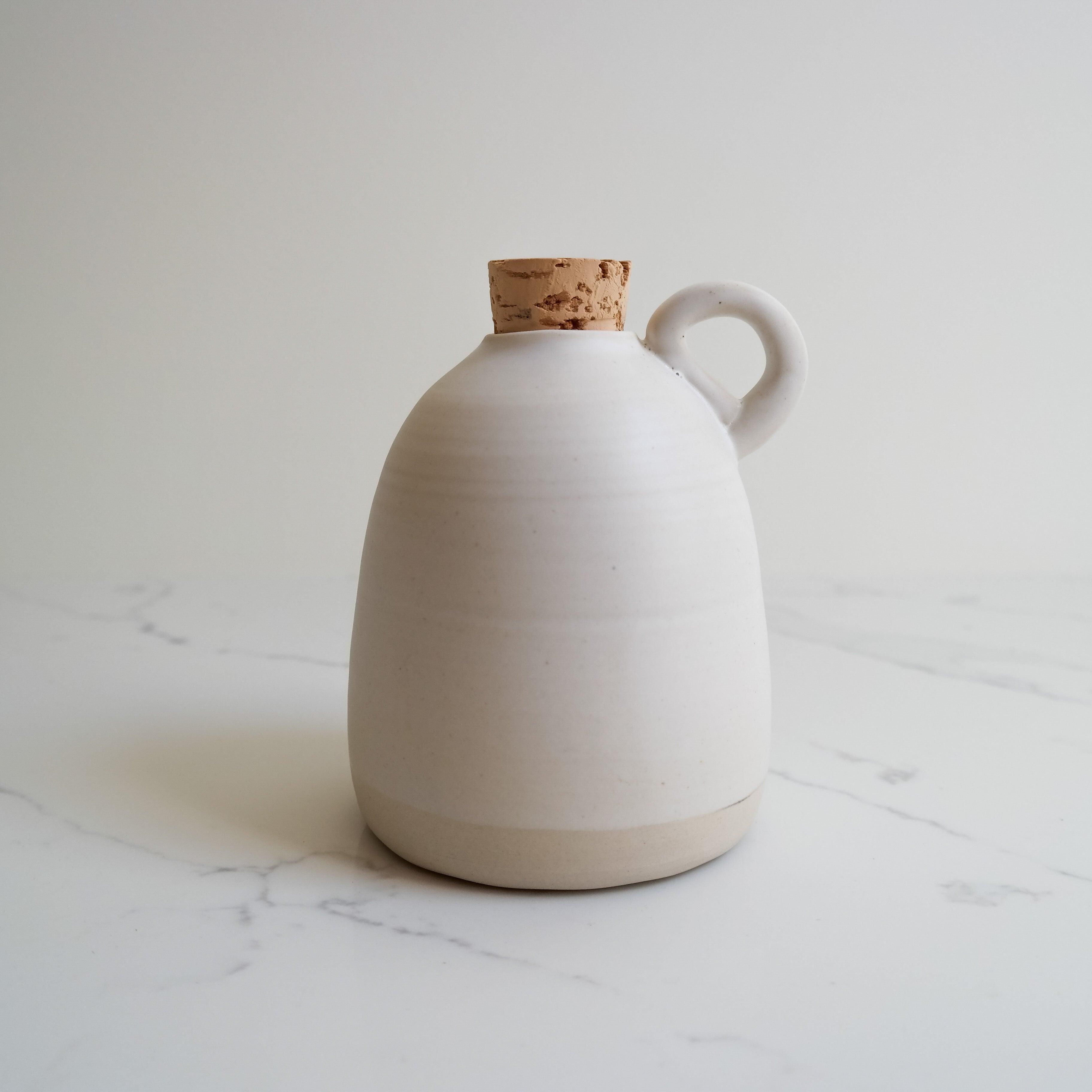 Petit Ceramic Jug - Green Bohème