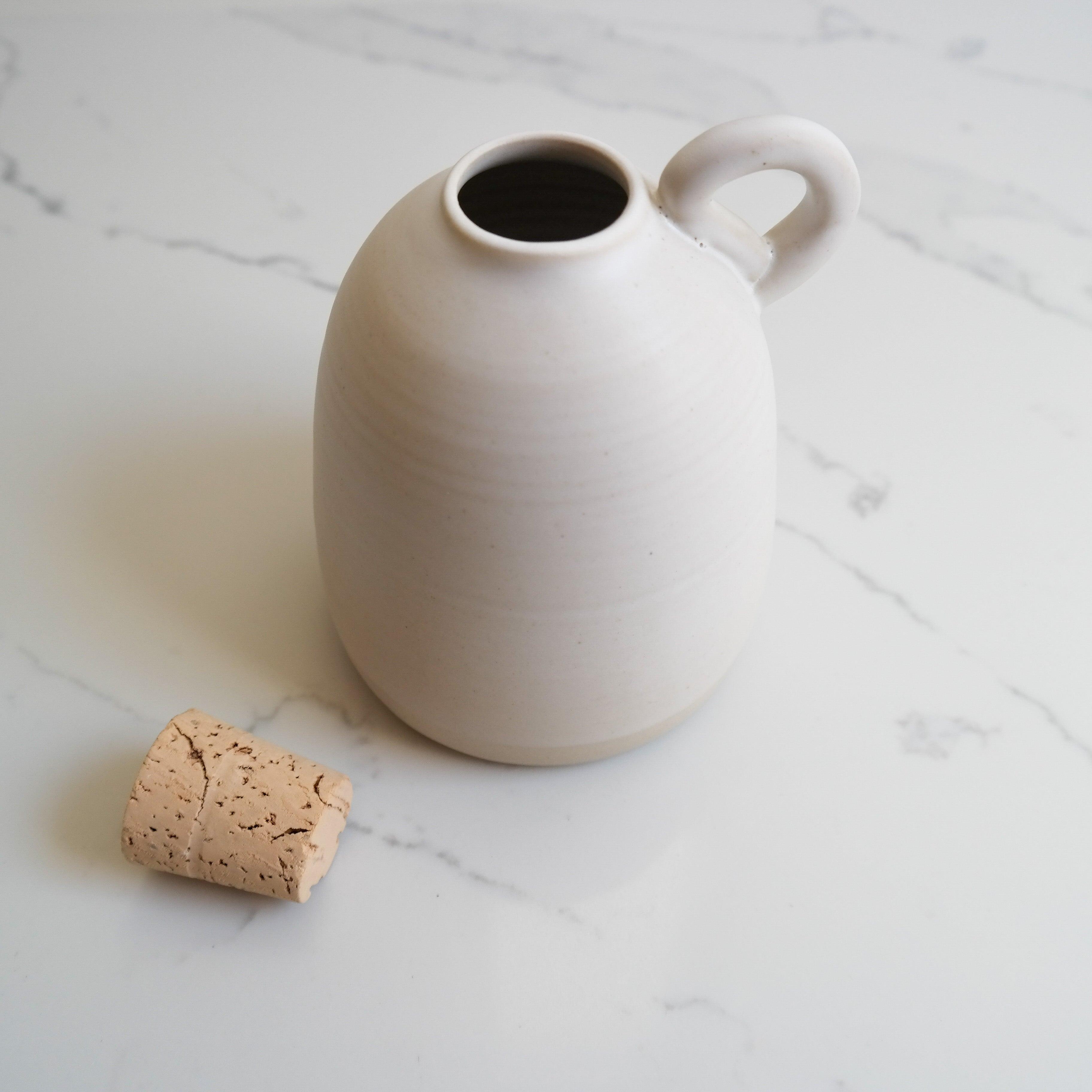 Petit Ceramic Jug - Green Bohème