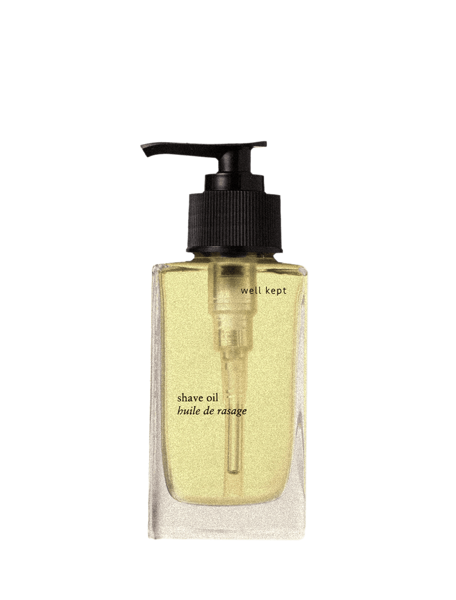 shave oil / large well kept